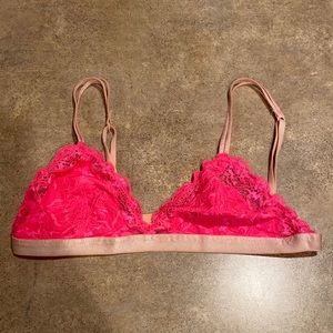 Women’s Victoria Secret PINK lace triangle bra size small